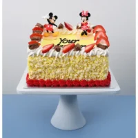 Mickey And Minnie Mouse Themed Cake