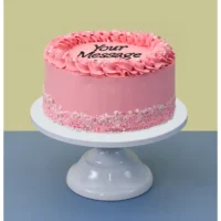 Pink Pearl Sprinkles Cake